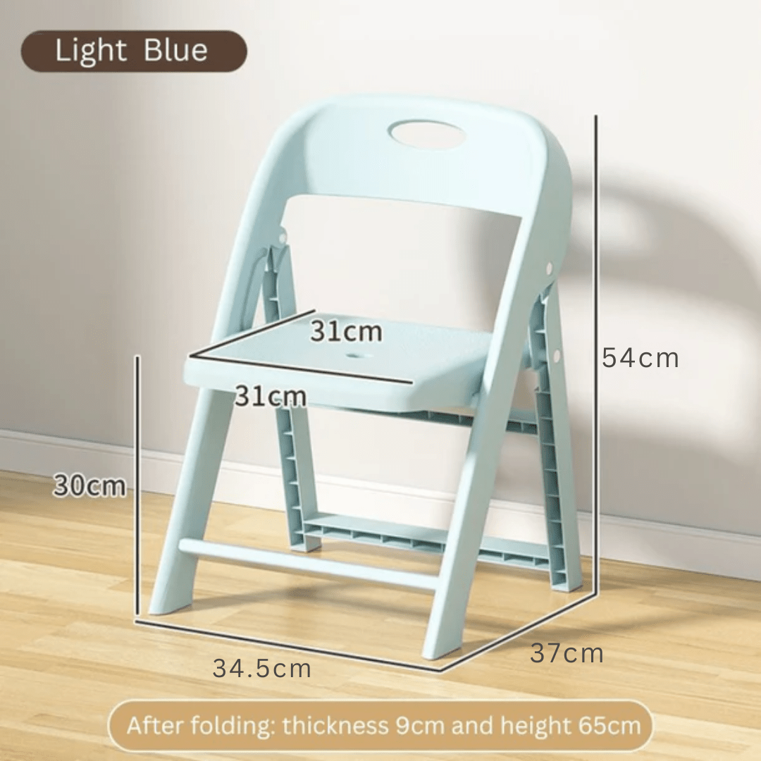Portable Folding Non-Slip Children's Plastic Step Stool