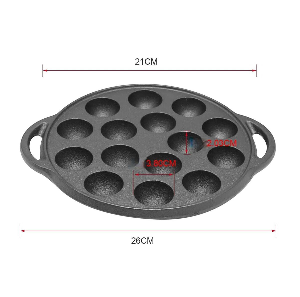 Multi-Purpose Cast Iron Round Baking & Skillet Pan (21 cm)