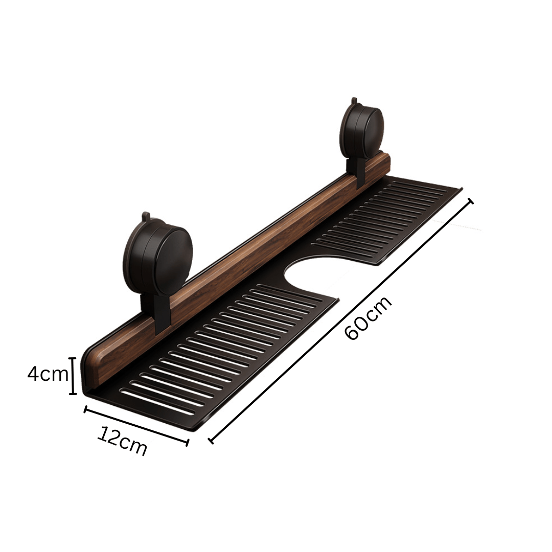 Suction Cup Wall-Mounted Bathroom Storage Shelf (60 cm)