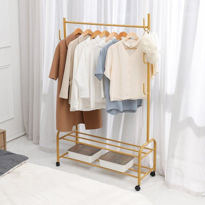 Multi-Purpose Metal Frame Wardrobe Organizer Storage Shelf