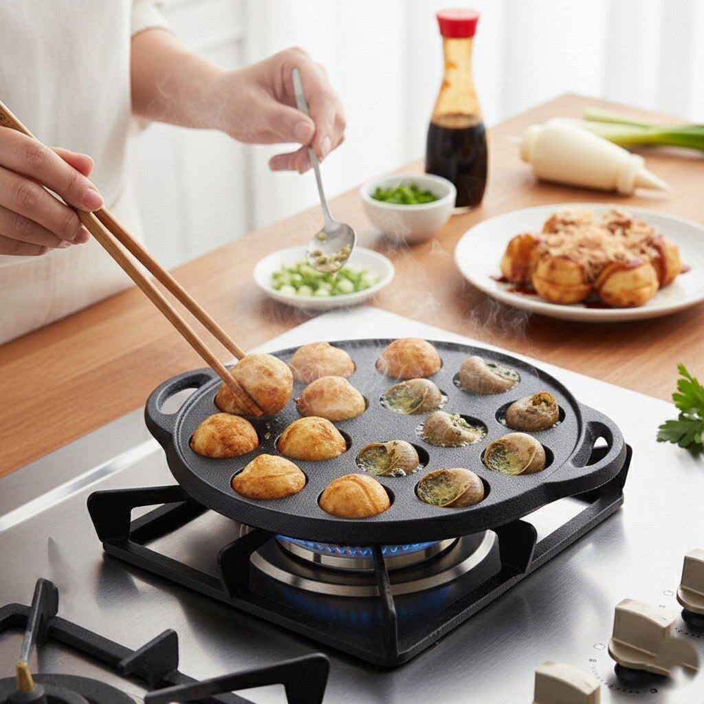 Multi-Purpose Cast Iron Round Baking & Skillet Pan (21 cm)